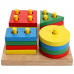 Shape & Colour Stacking Board